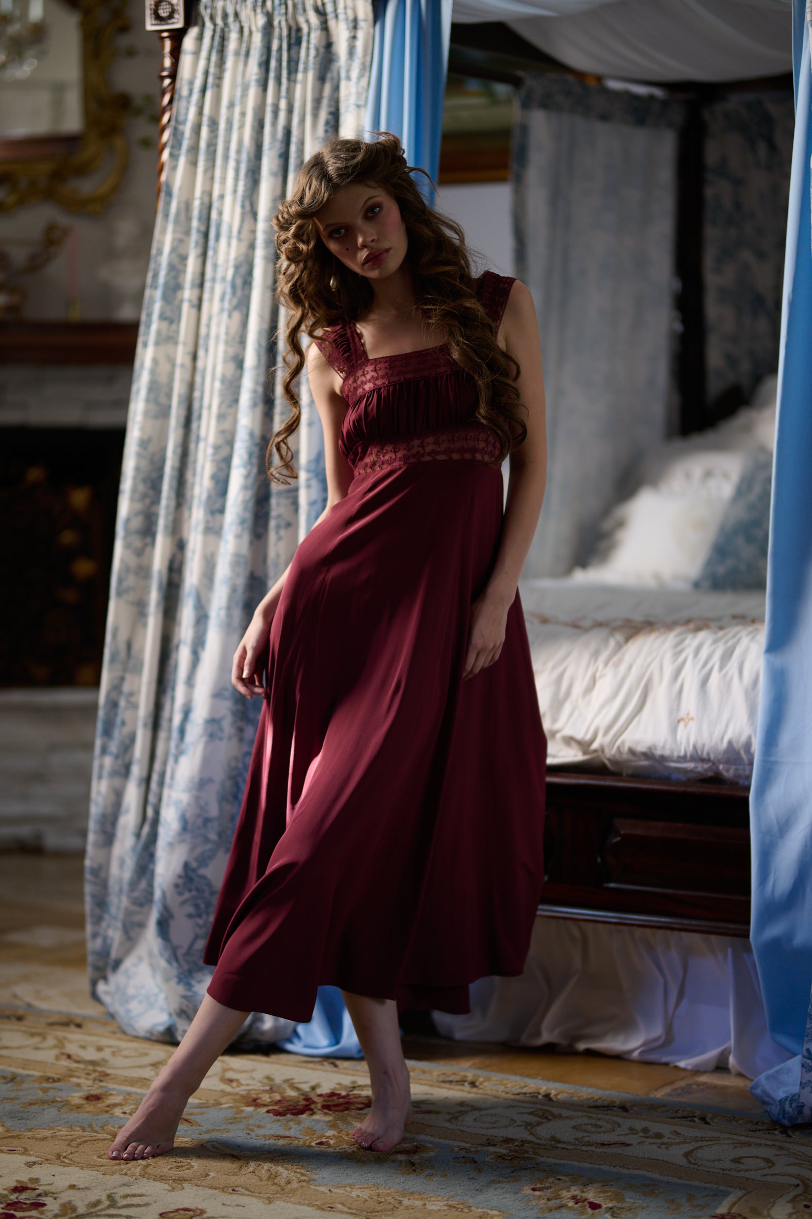 Stylish Bordeaux Slip for Everyday Comfort