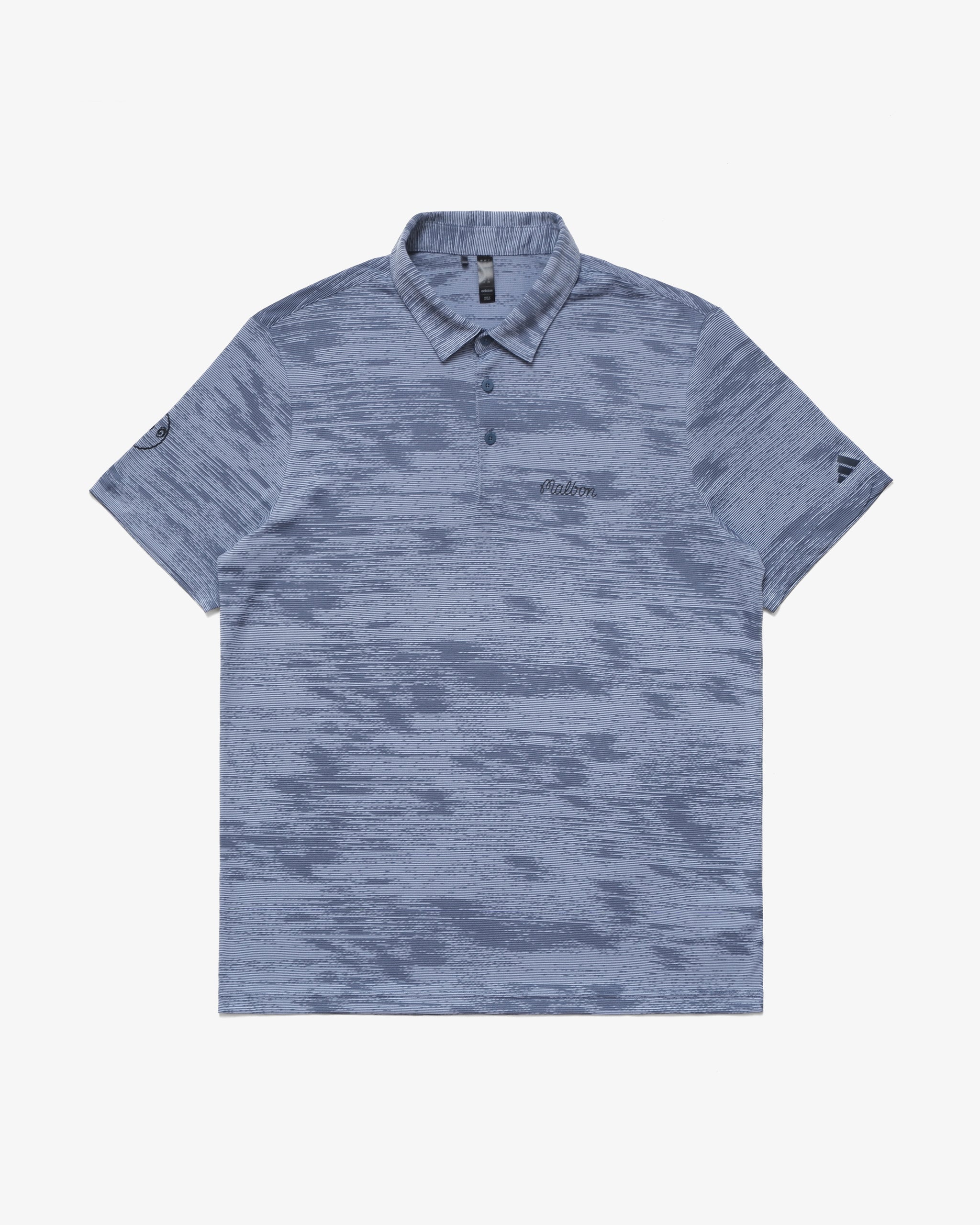 Adidas Ultimate365 Textured Stripe Polo by Malbon