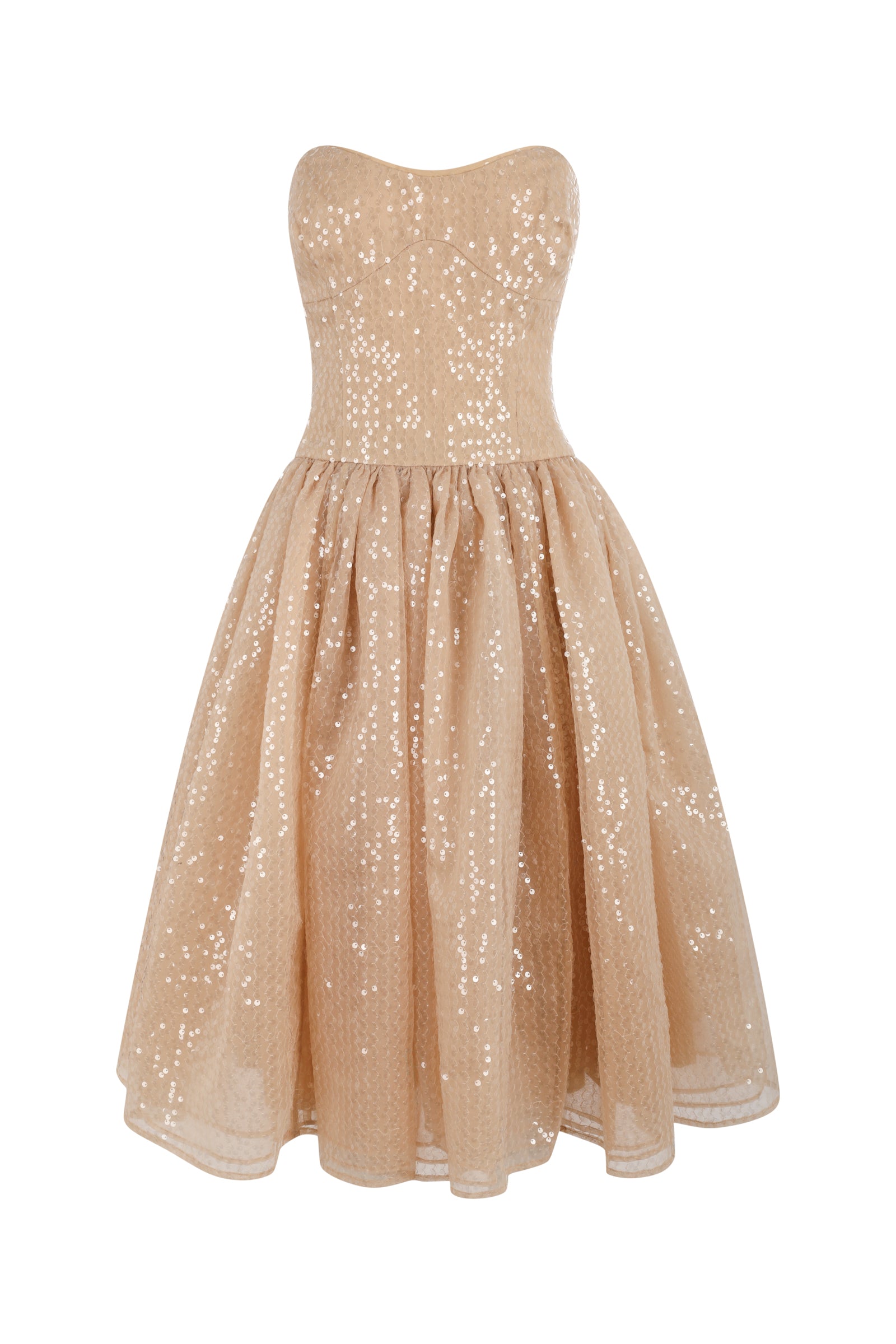 Candied Degas Dress - Elegant Floral Print