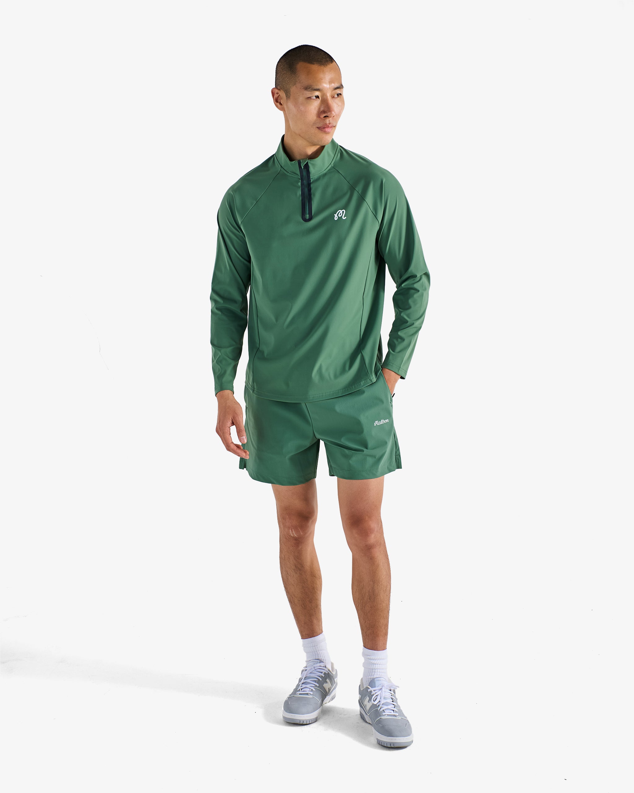Men's Performance Quarter-Zip Raglan Pullover