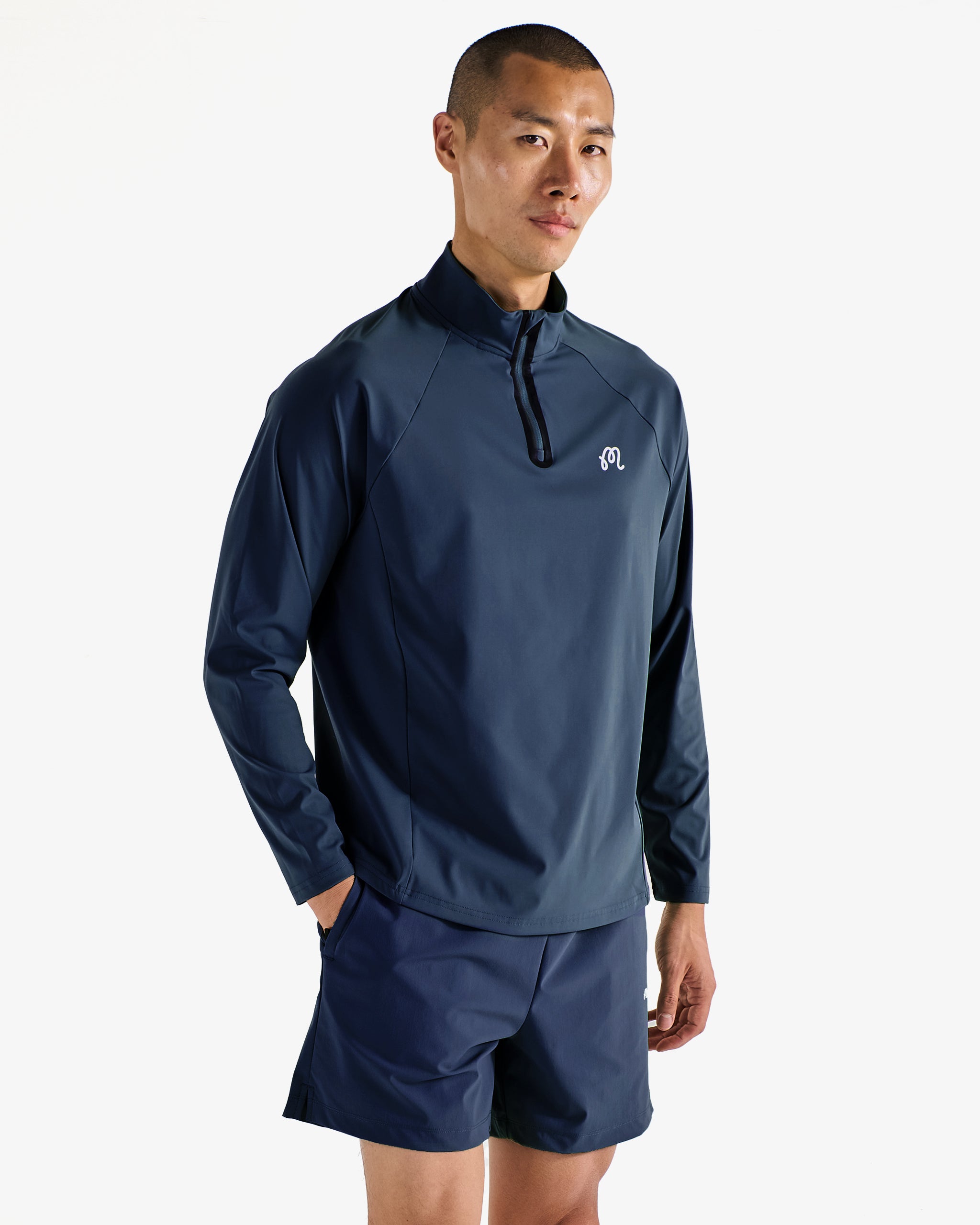 Men's Performance Quarter-Zip Raglan Pullover