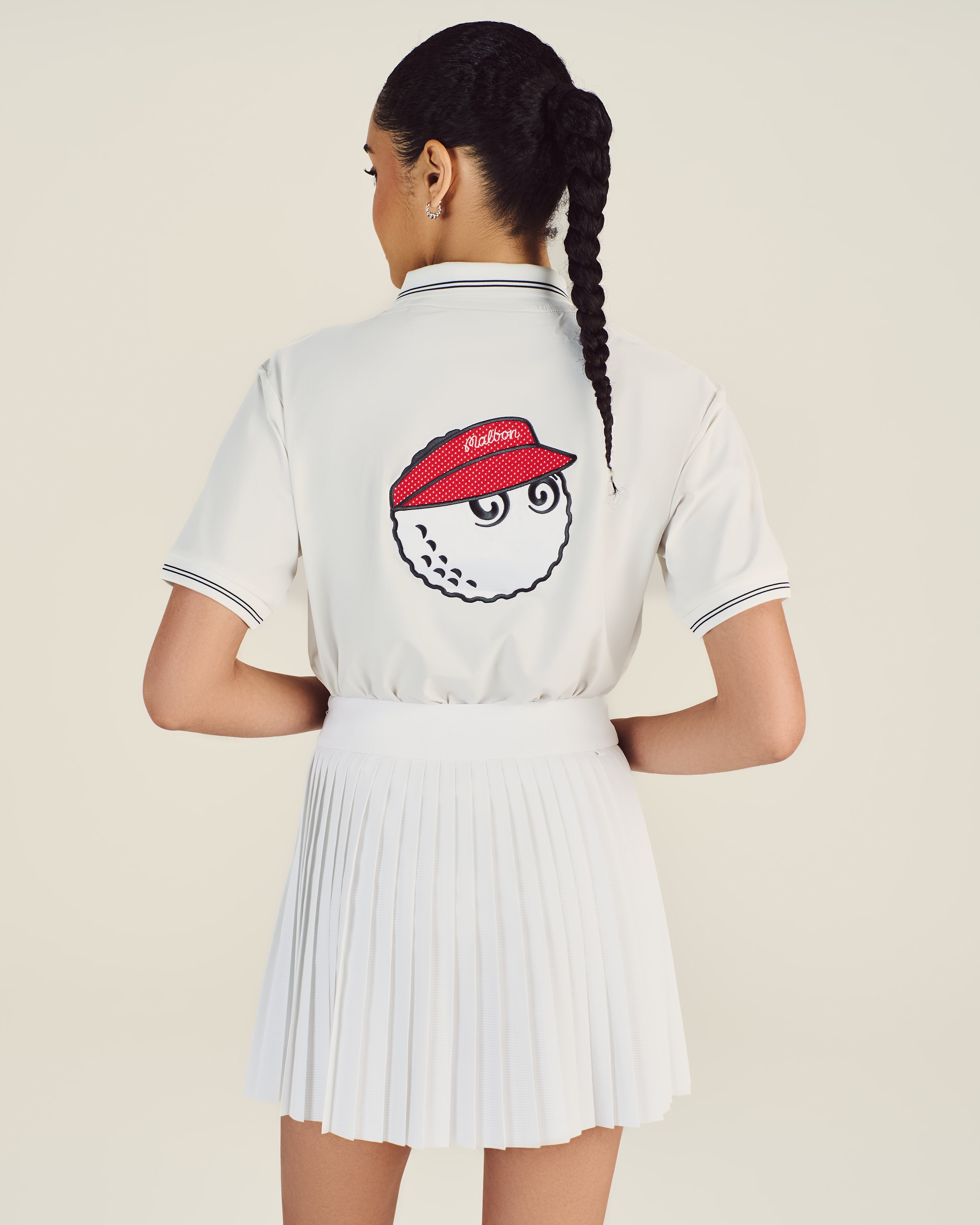 Pleated Air Dot Skirt – Lightweight & Stylish