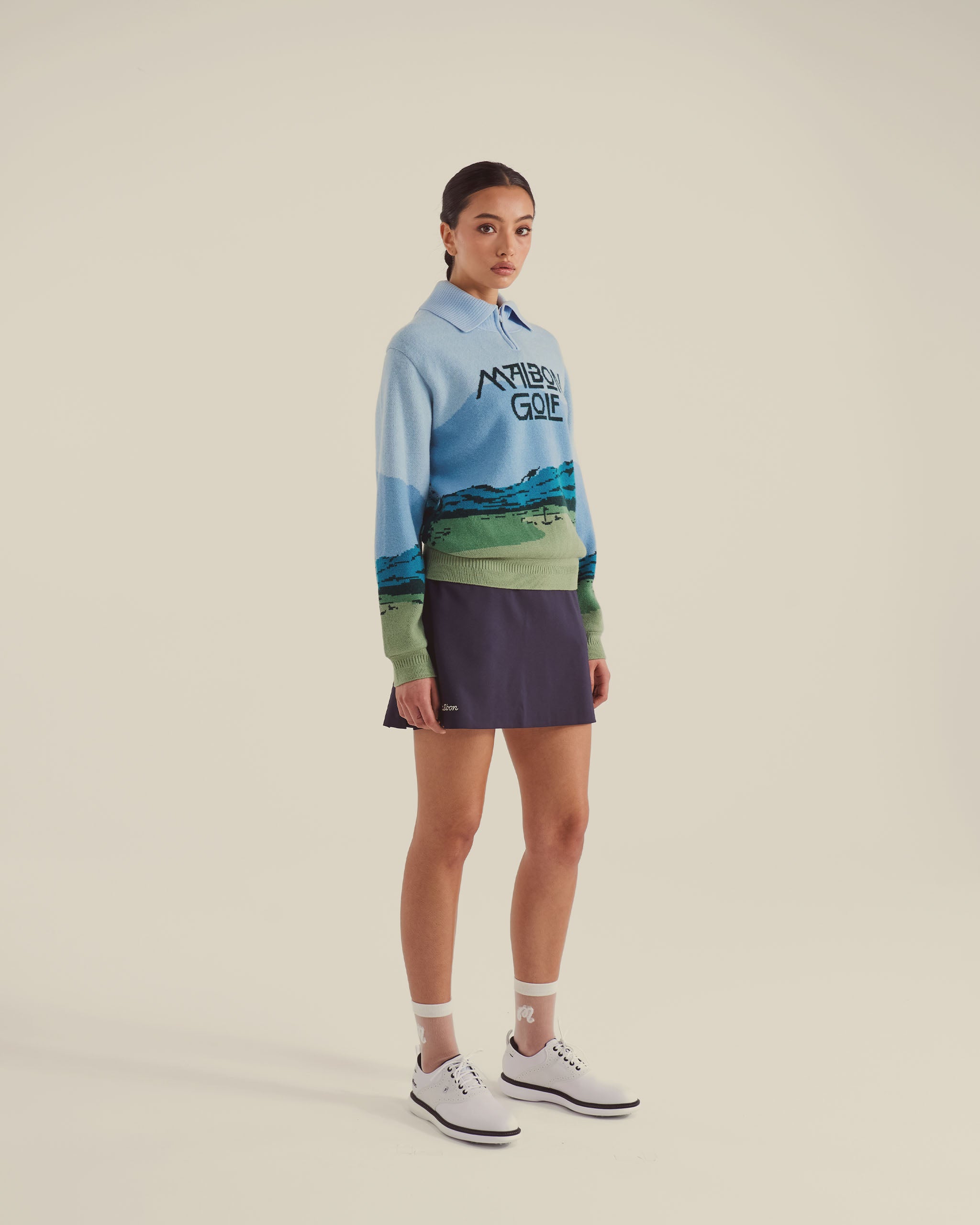 Intarsia Windbreaker Jacket for Outdoor Adventures