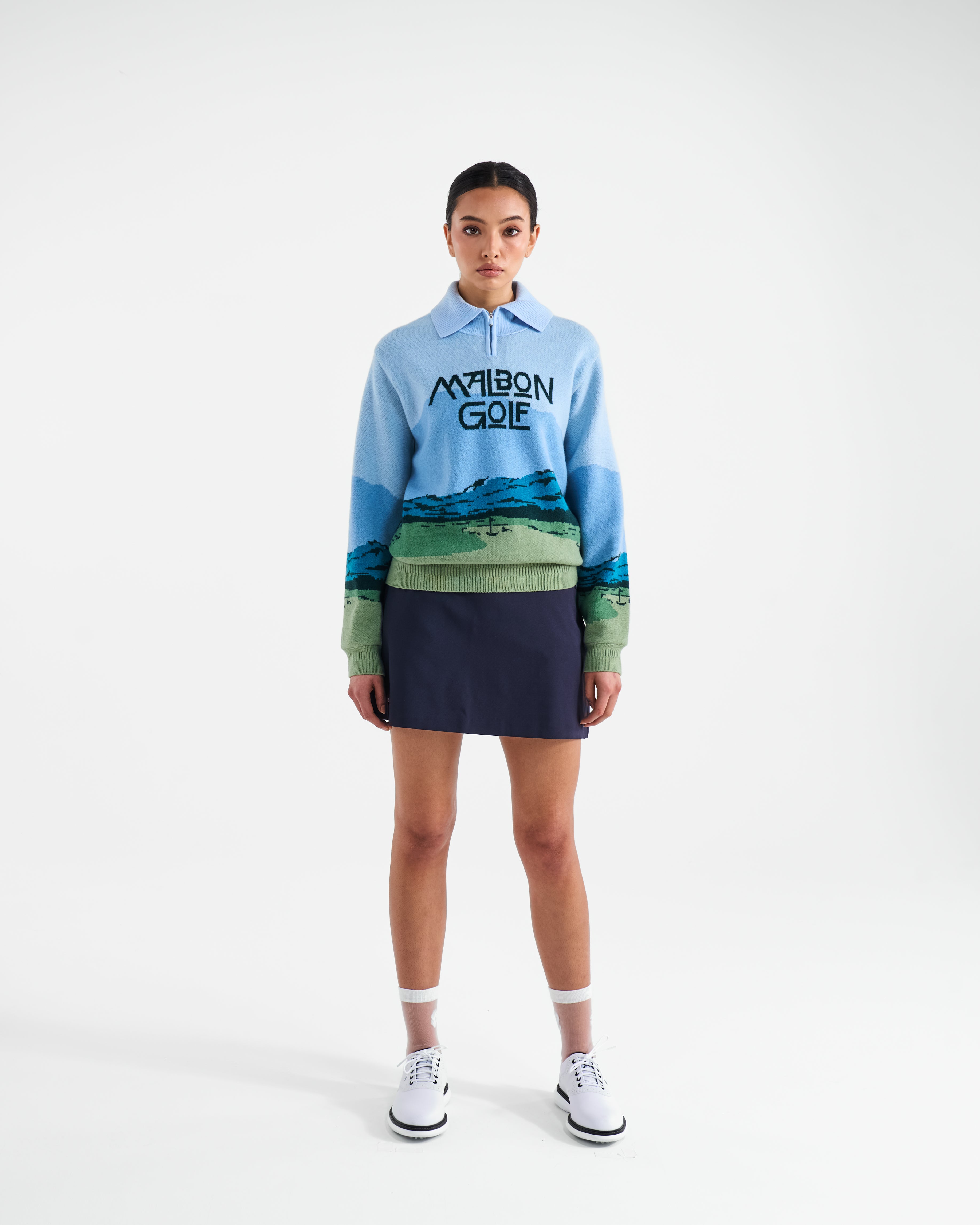 Intarsia Windbreaker Jacket for Outdoor Adventures