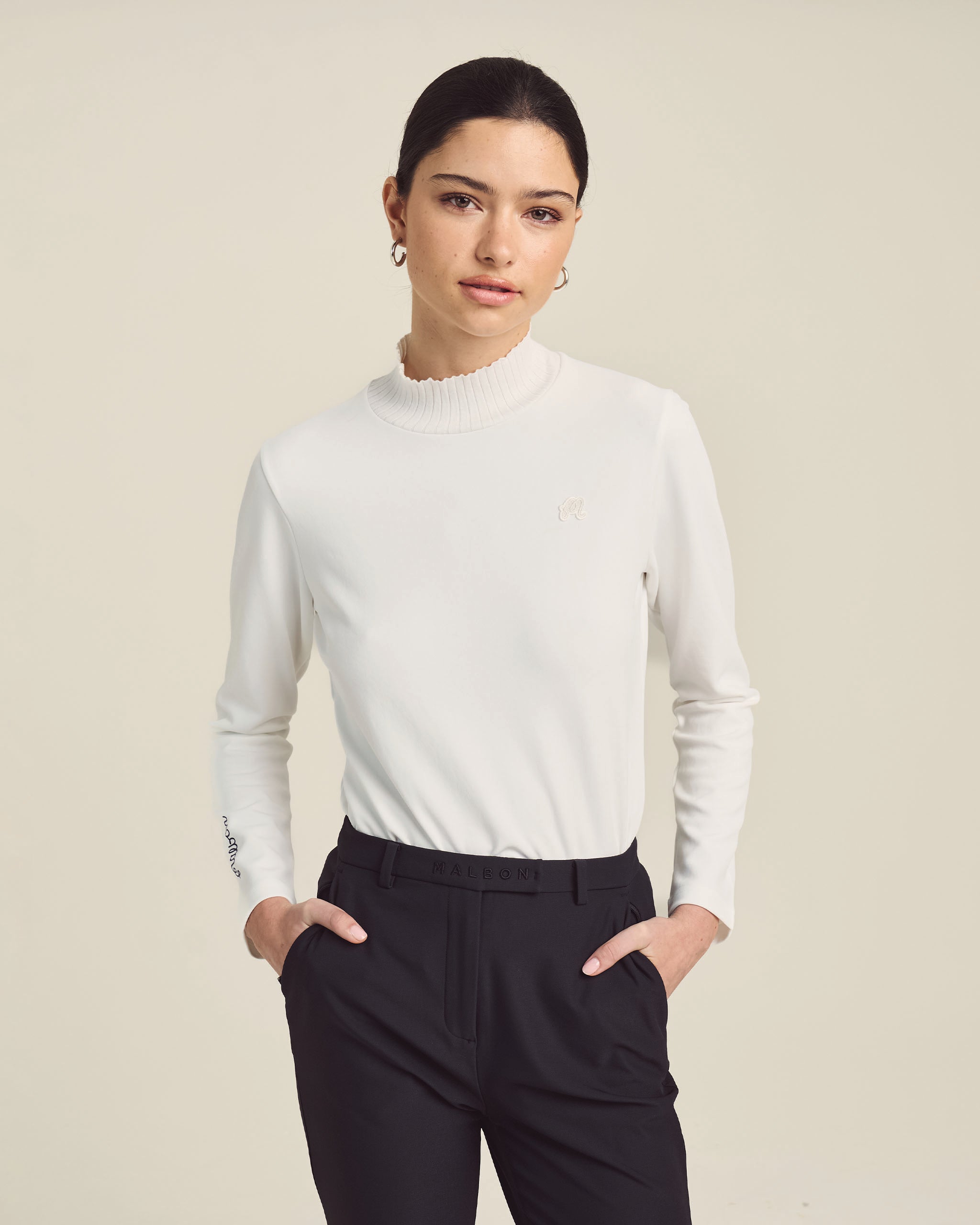 Long Sleeve Knit Layering Top for Women