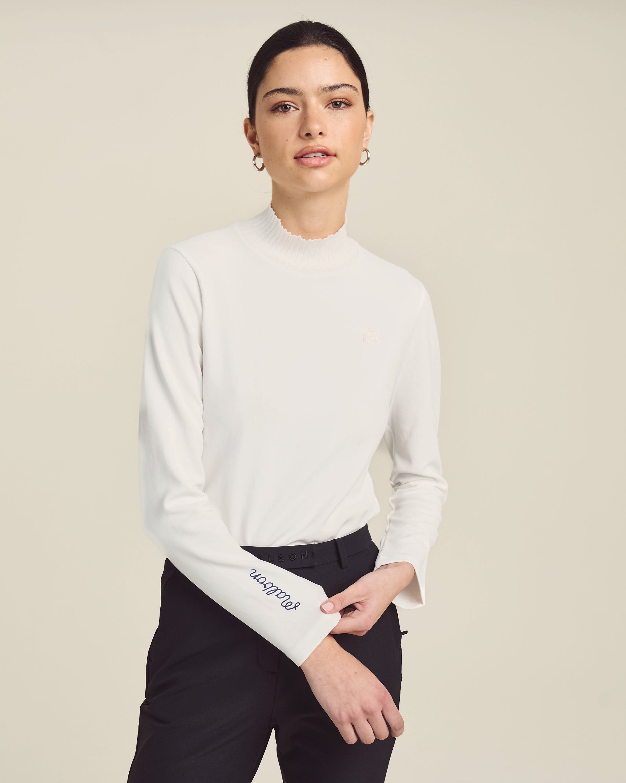 Long Sleeve Knit Layering Top for Women