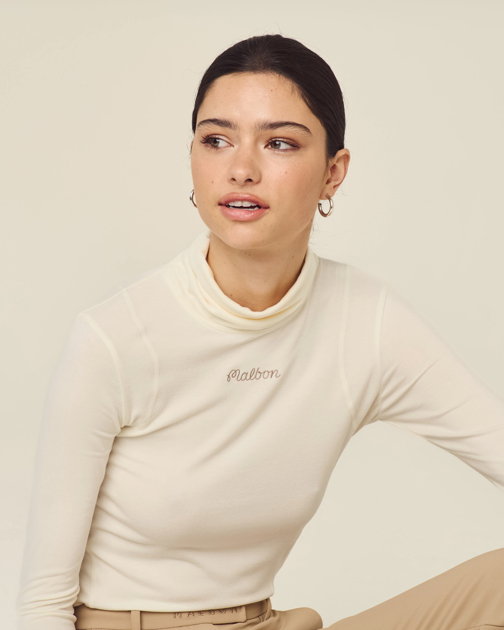 Long Sleeve Mockneck Top for Layering