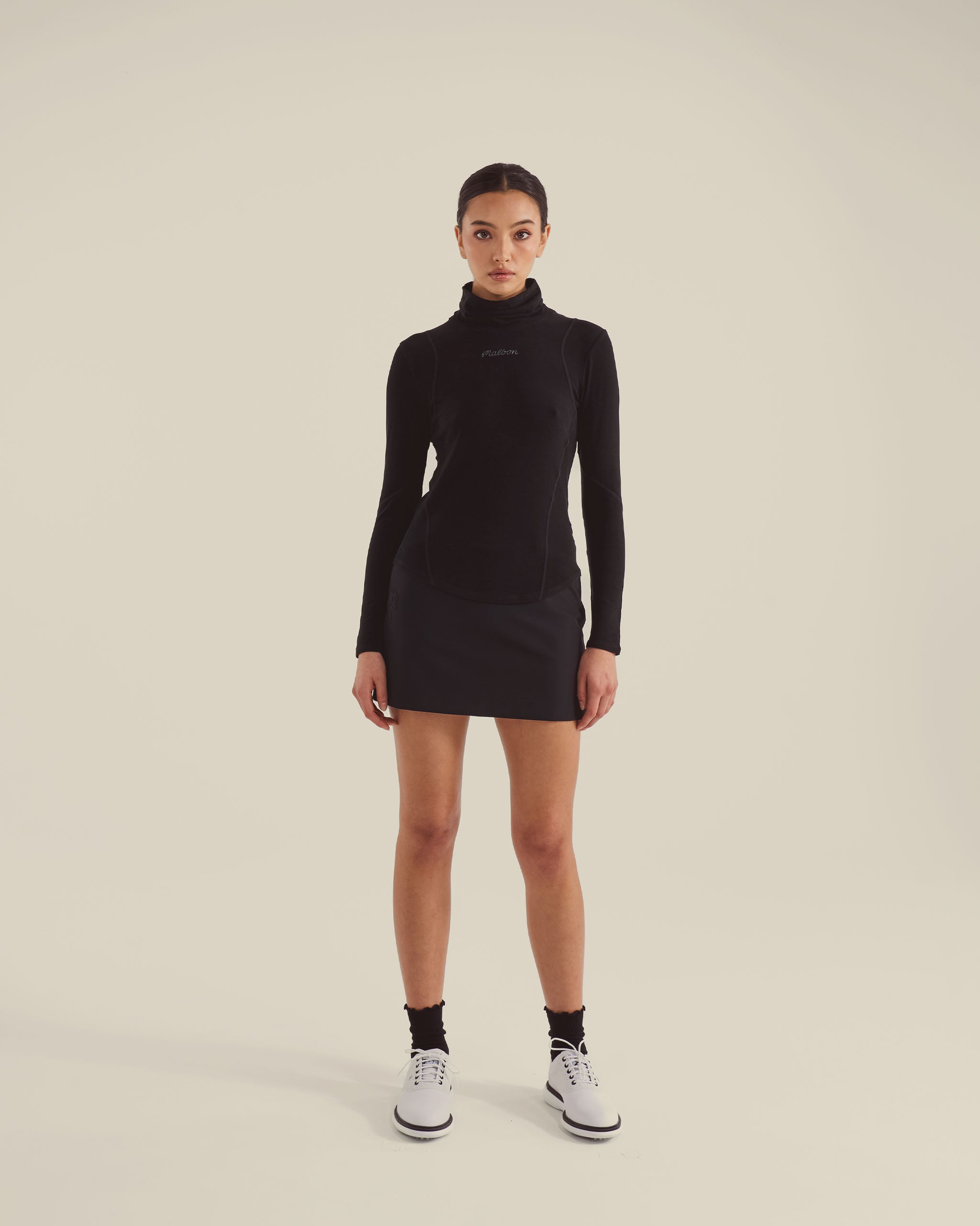 Long Sleeve Mockneck Top for Layering
