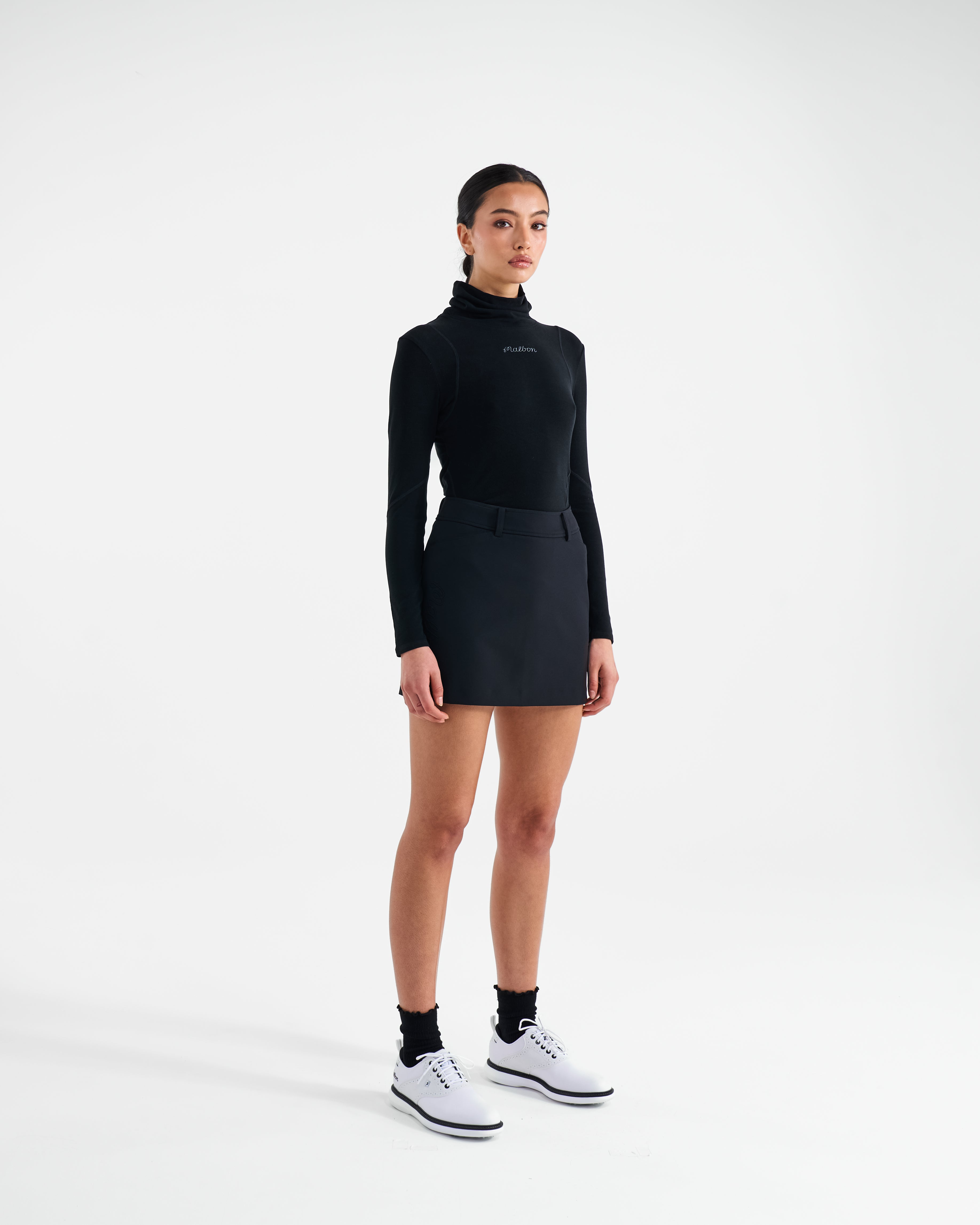 Long Sleeve Mockneck Top for Layering