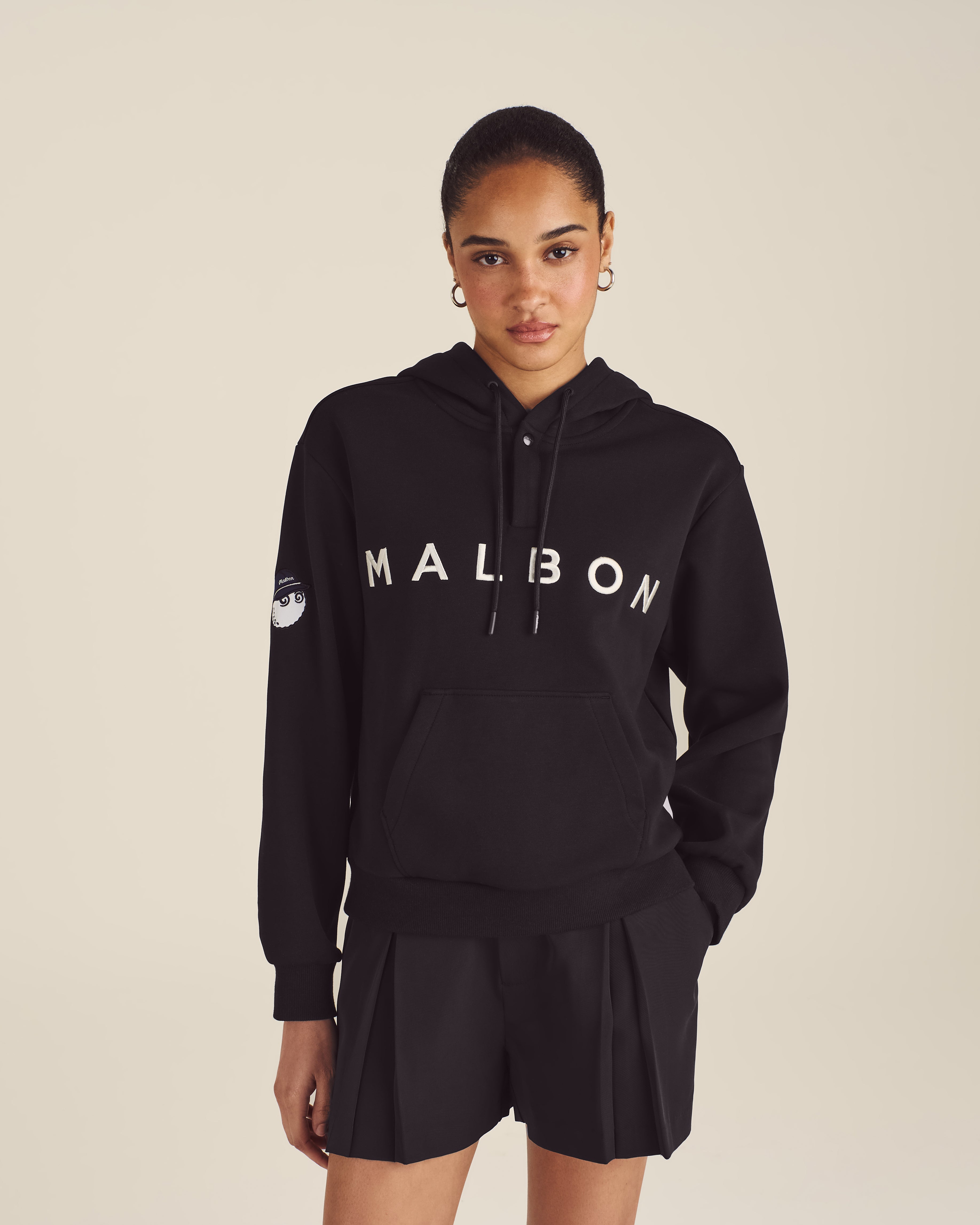 Quarter-Zip Hooded Sweatshirt for Outdoor Comfort