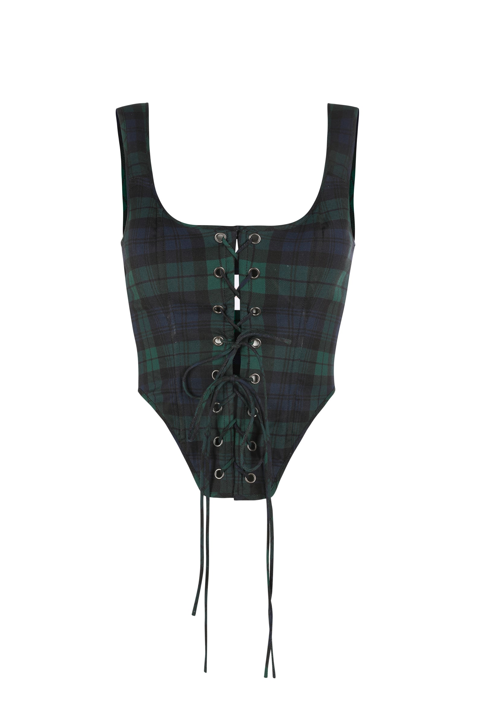 Scotland Plaid Corset for Women