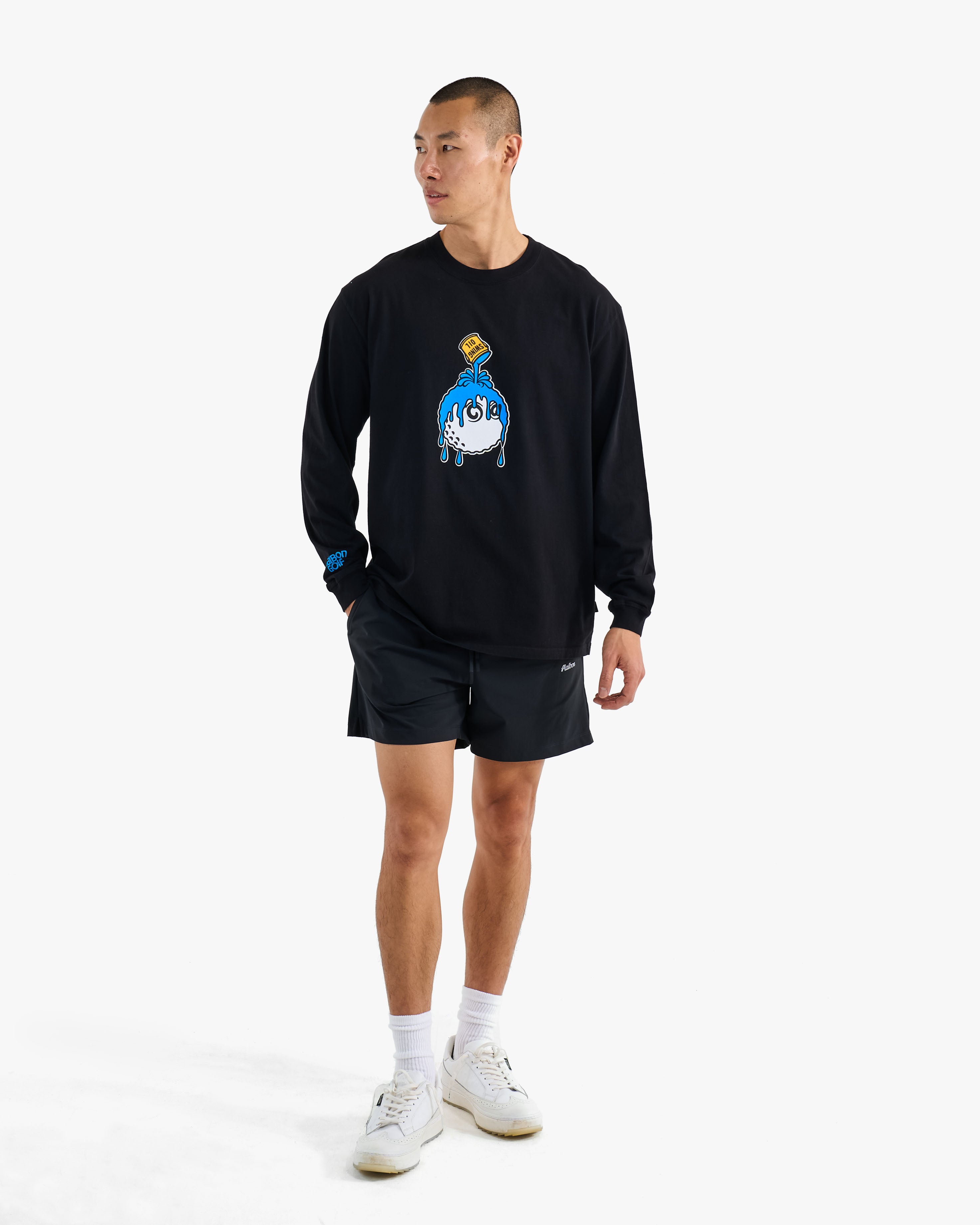 Swing Oil Graphic Tee for Casual Wear