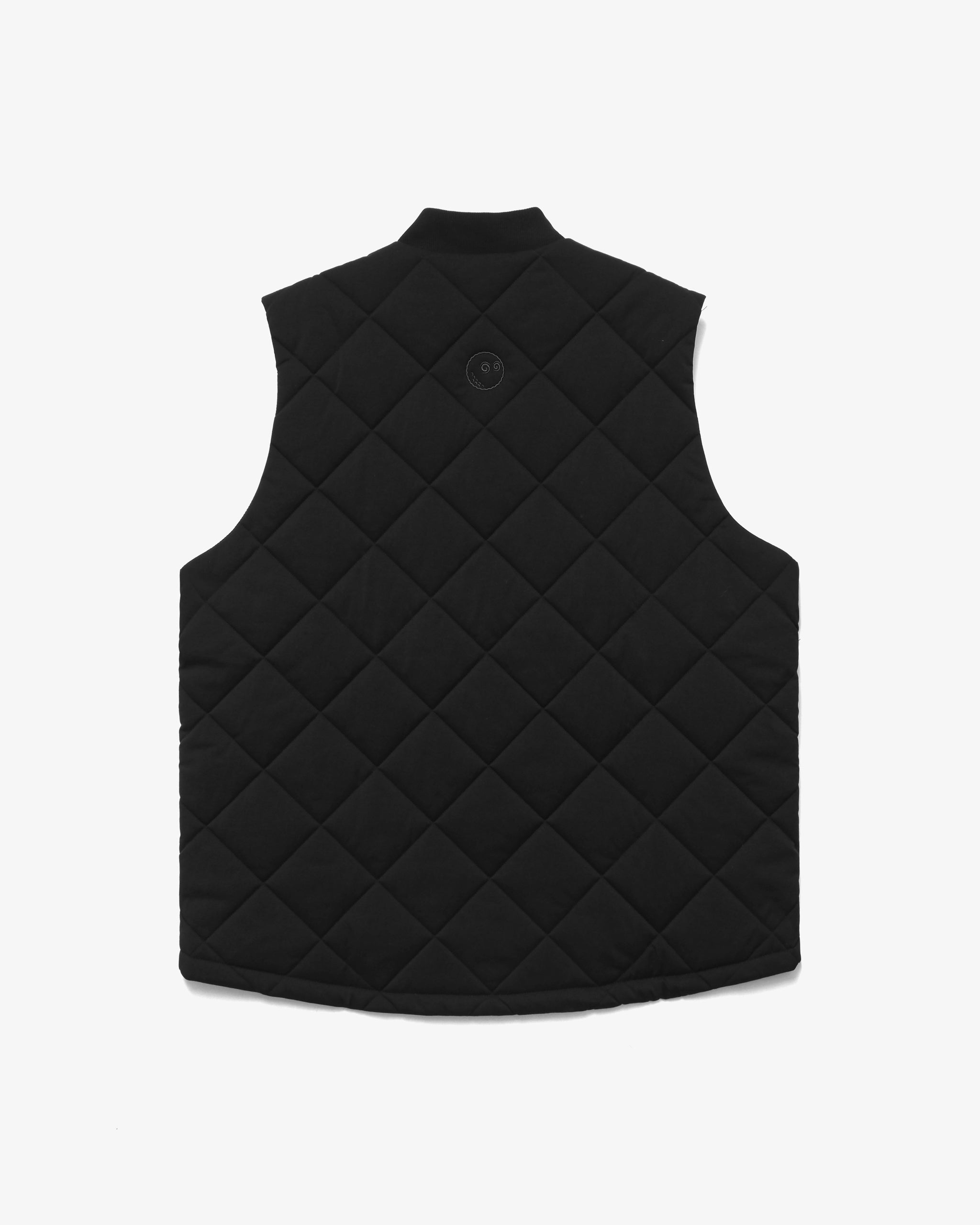 Malbon x Adidas Quilted DWR Zip Vest for Outdoor Wear