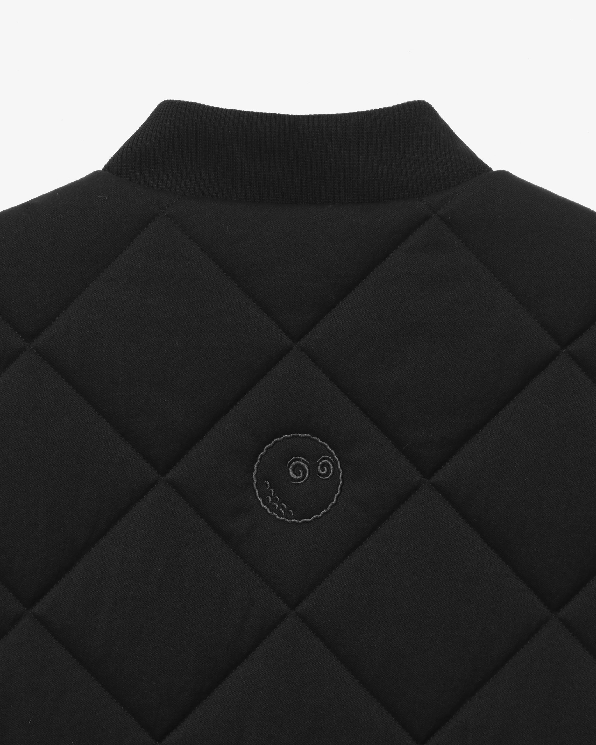 Malbon x Adidas Quilted DWR Zip Vest for Outdoor Wear