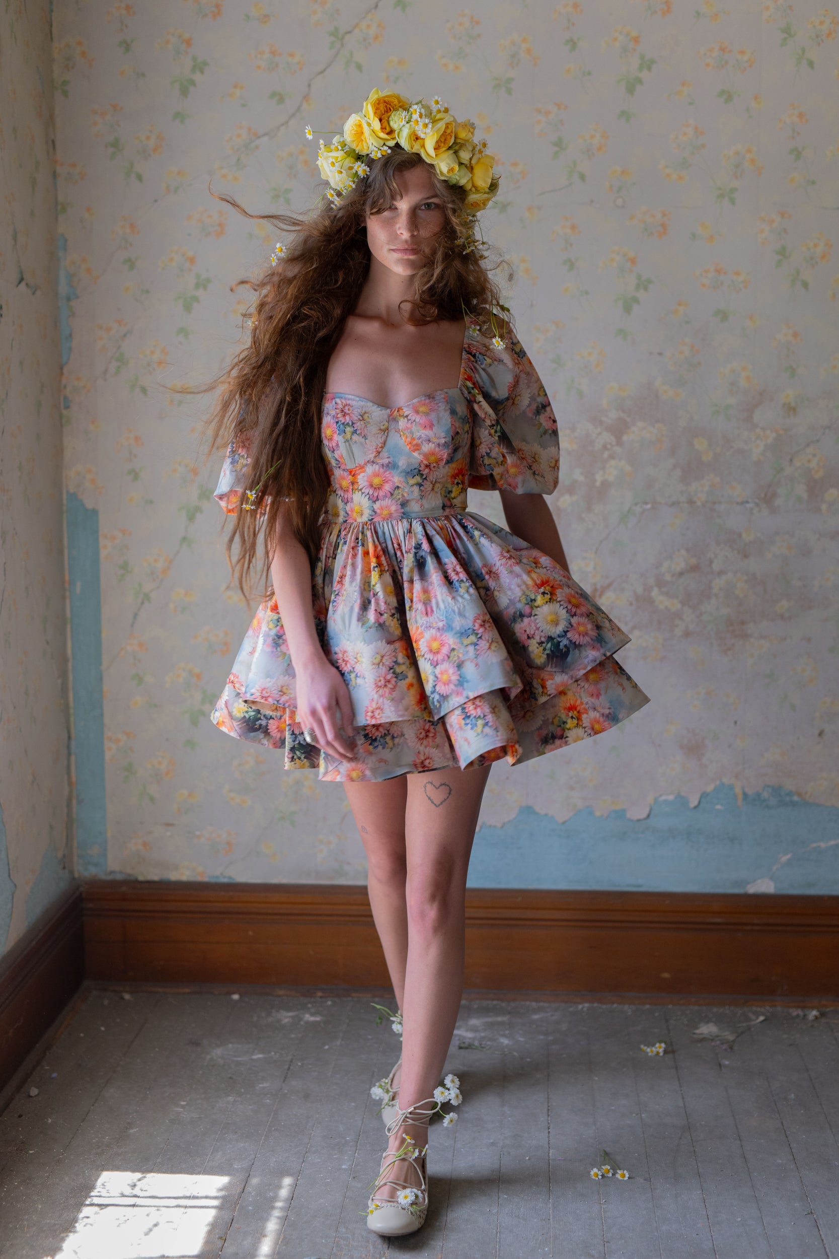 Daisy Haze Flowy Vacation Dress for Summer
