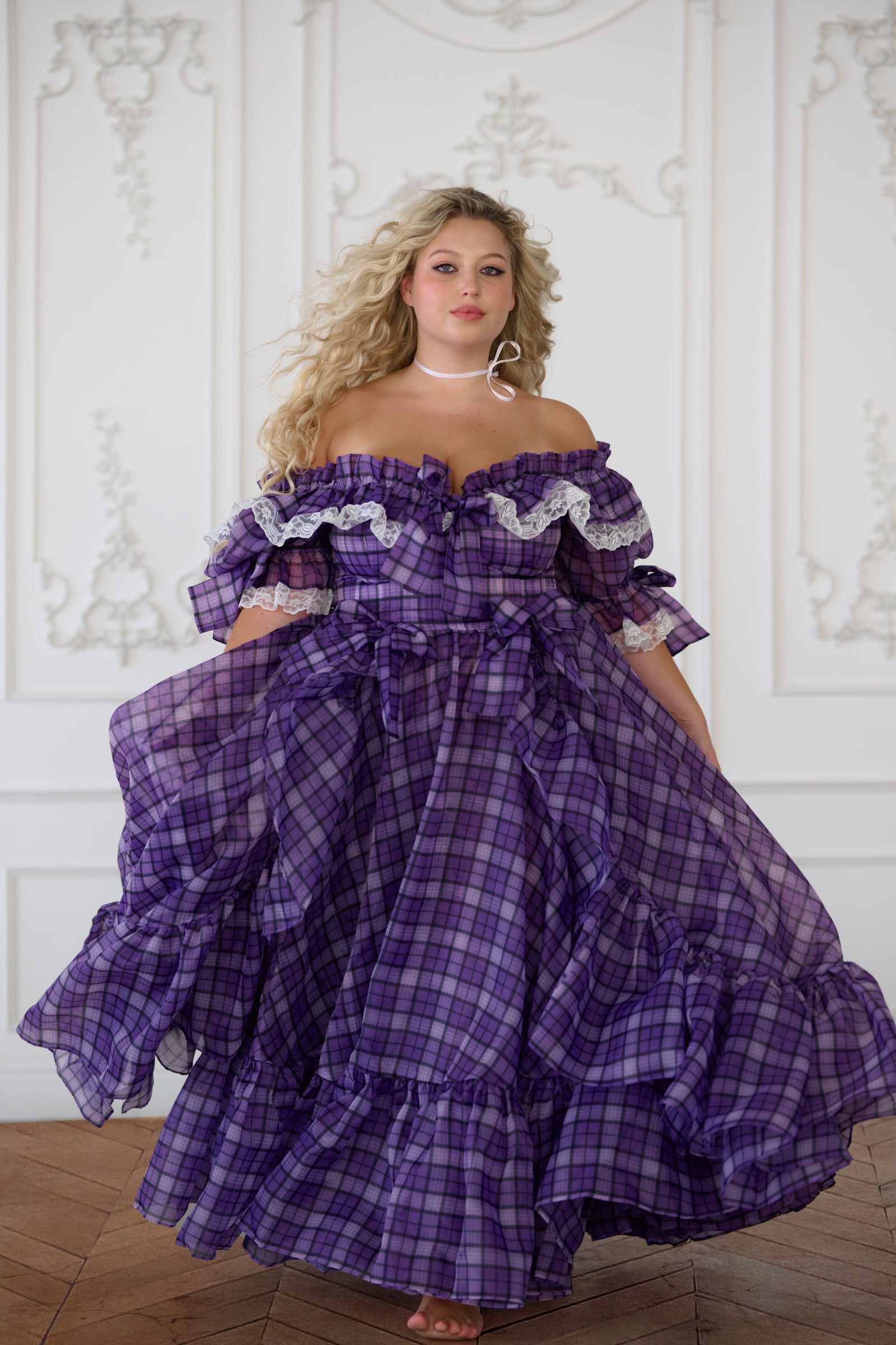 Classic Girls' School Gown for Formal Wear