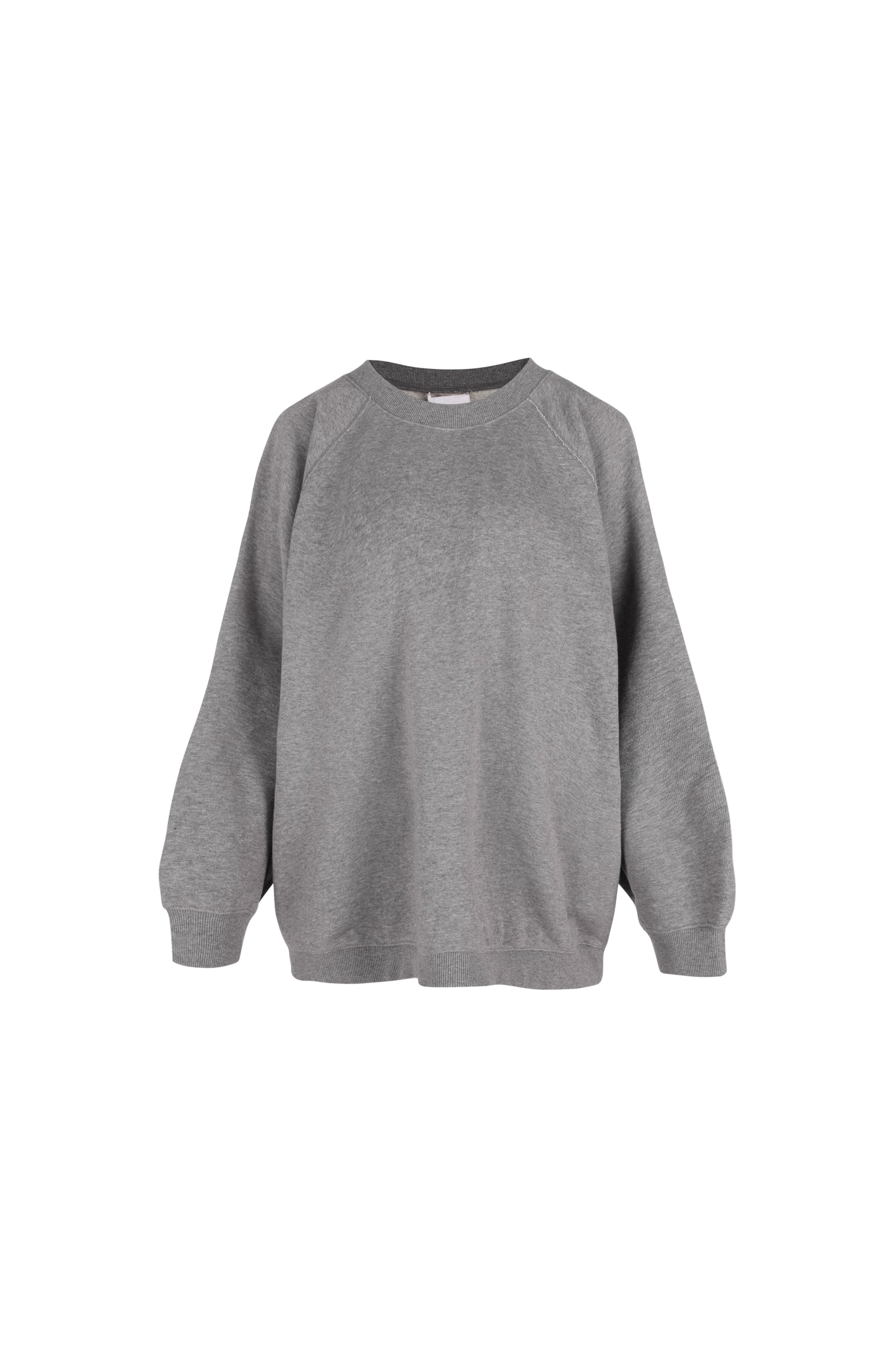 Heather Grey Raglan Sleeve Tee