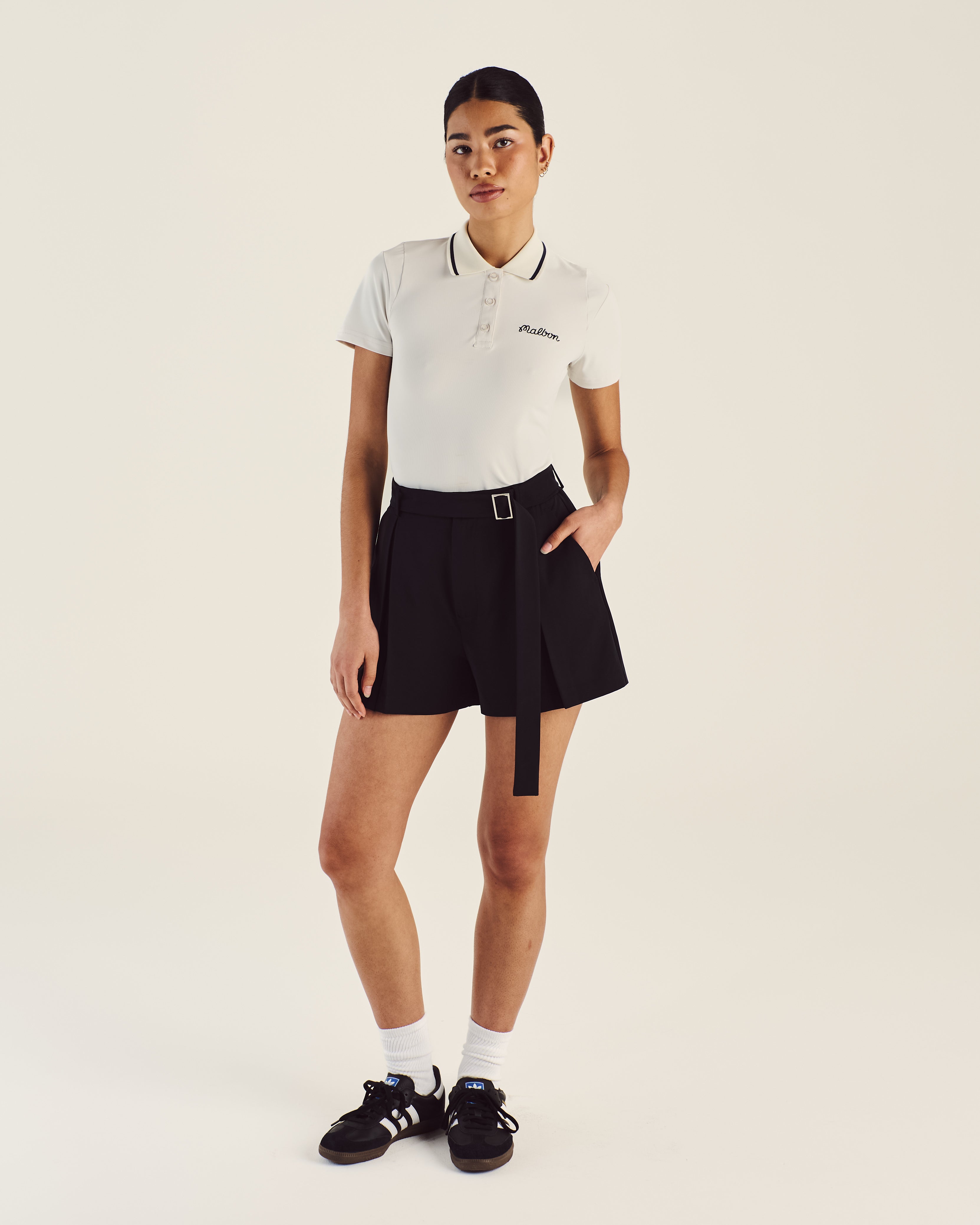 Amara Pleated Shorts – Stylish & Comfortable