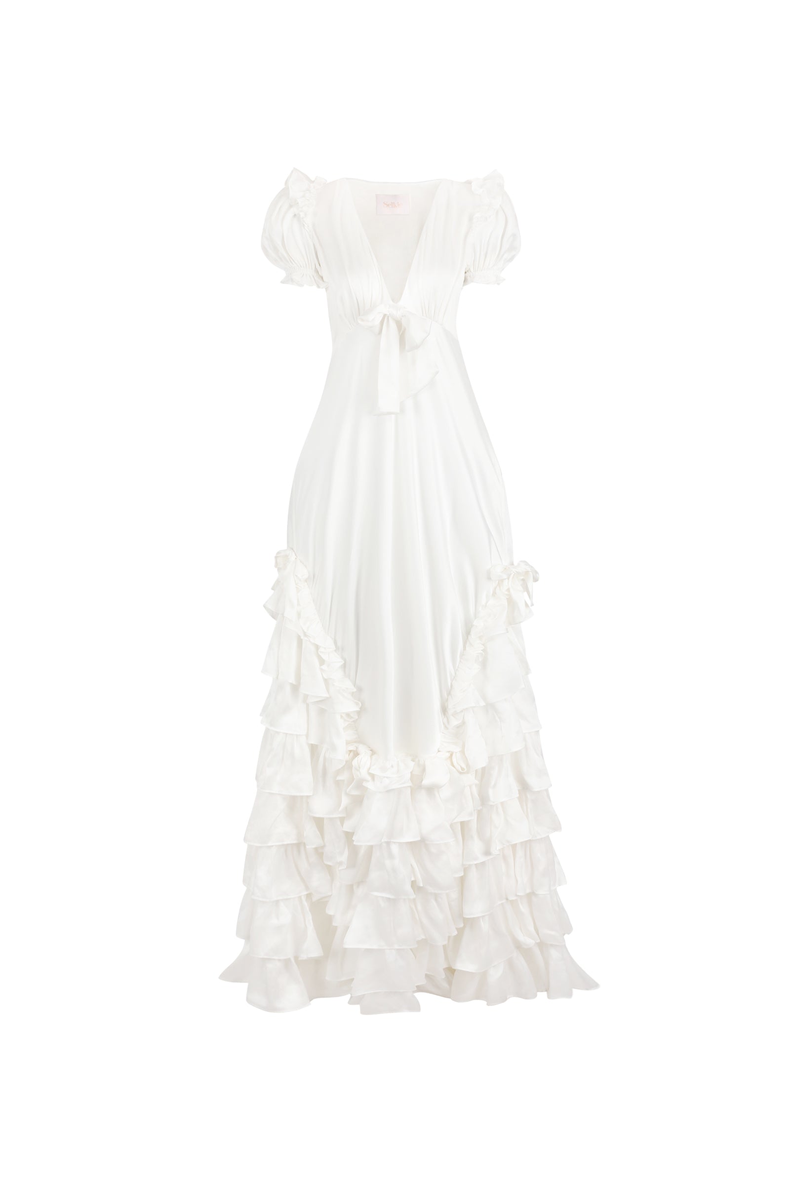 Ivory Silk Gatsby Slip Dress