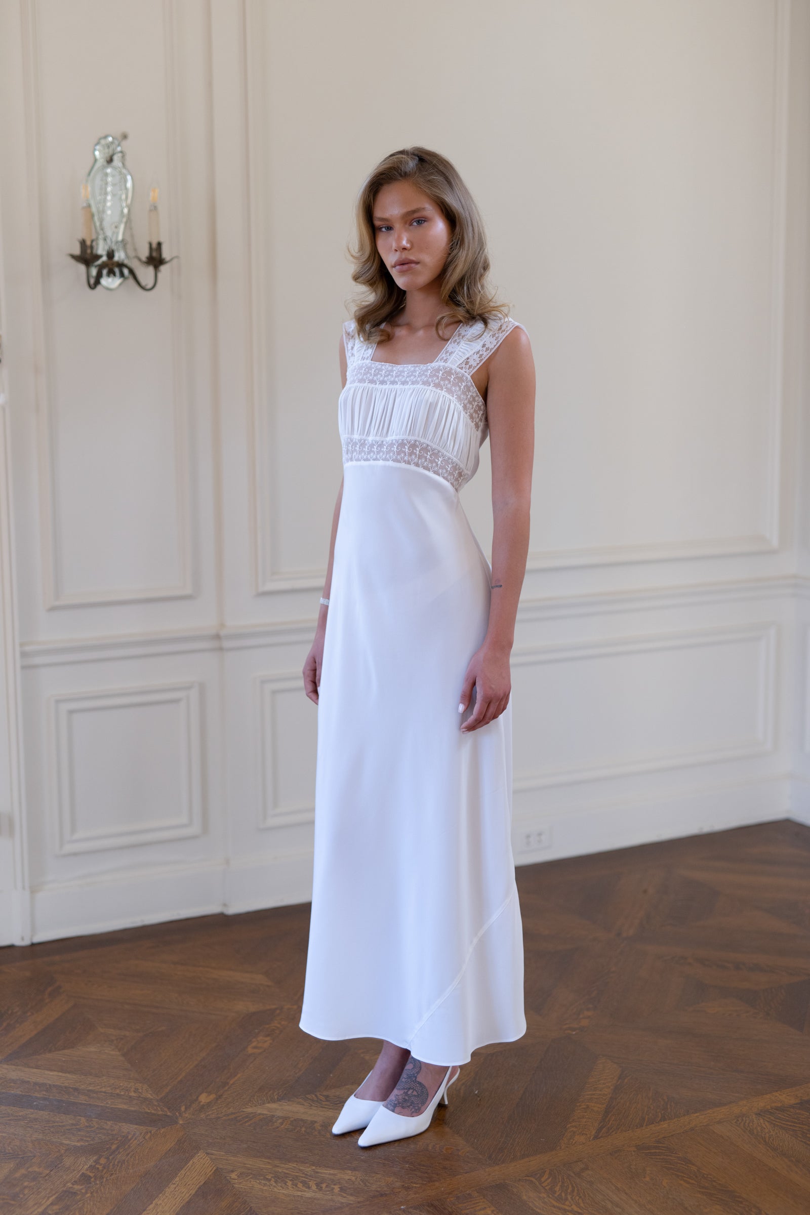 Ivory Veronica Slip - Elegant Lingerie Essential