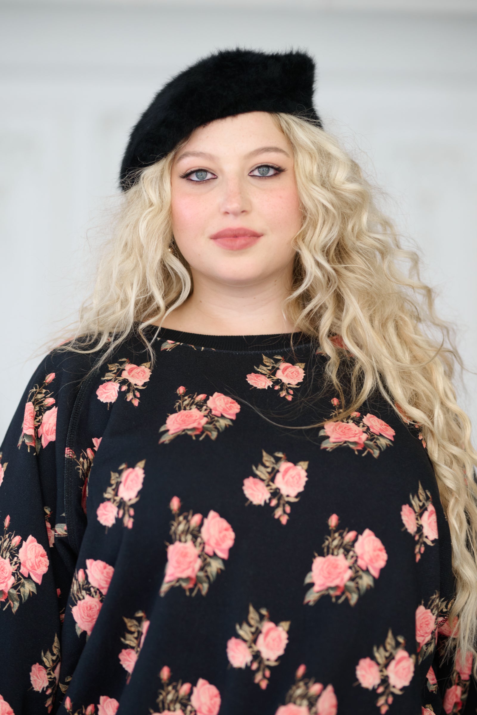 Night Rose Raglan Tee for Women