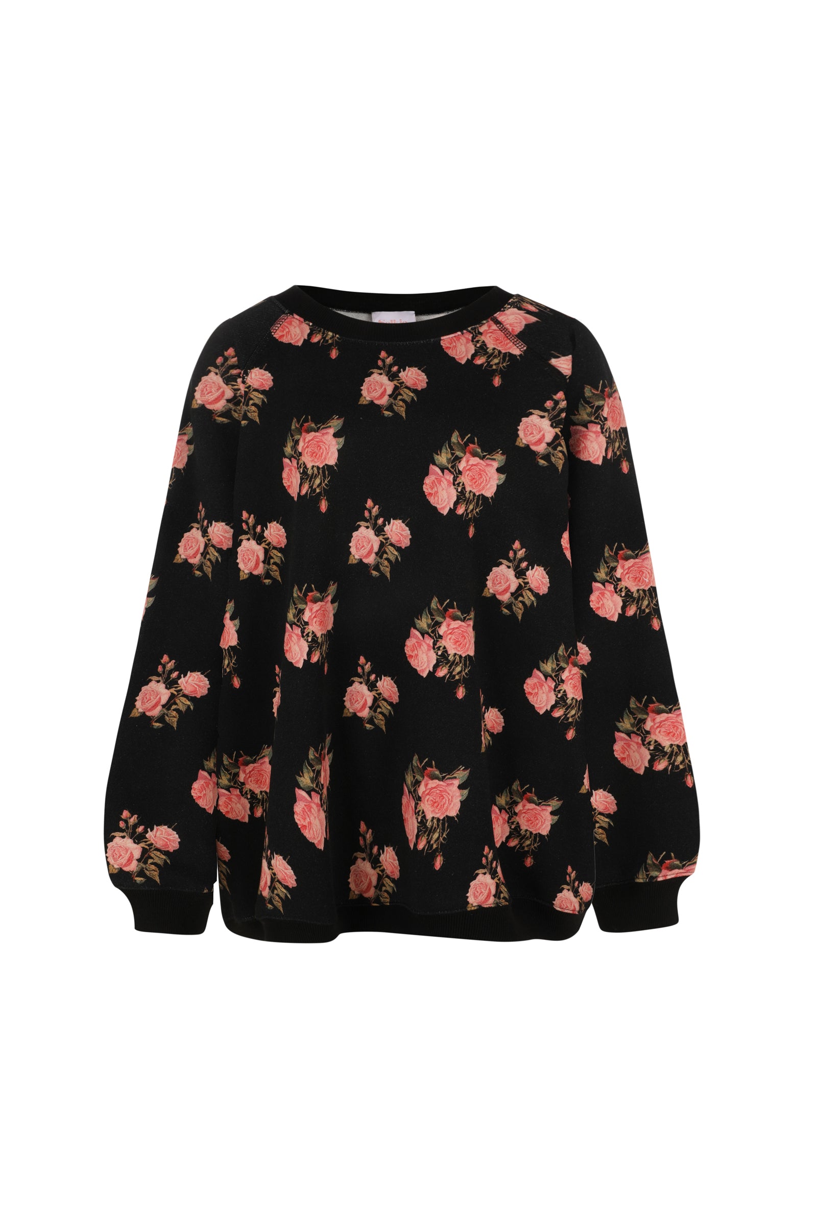 Night Rose Raglan Tee for Women