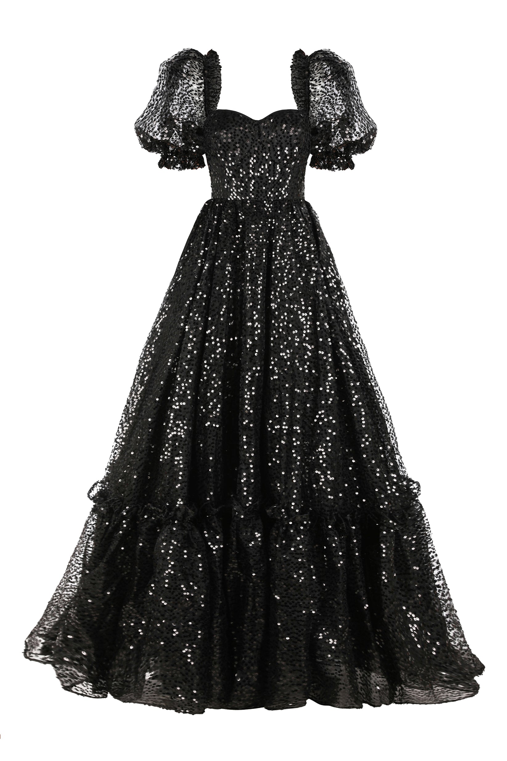 Onyx Ritz Elegant Evening Gown