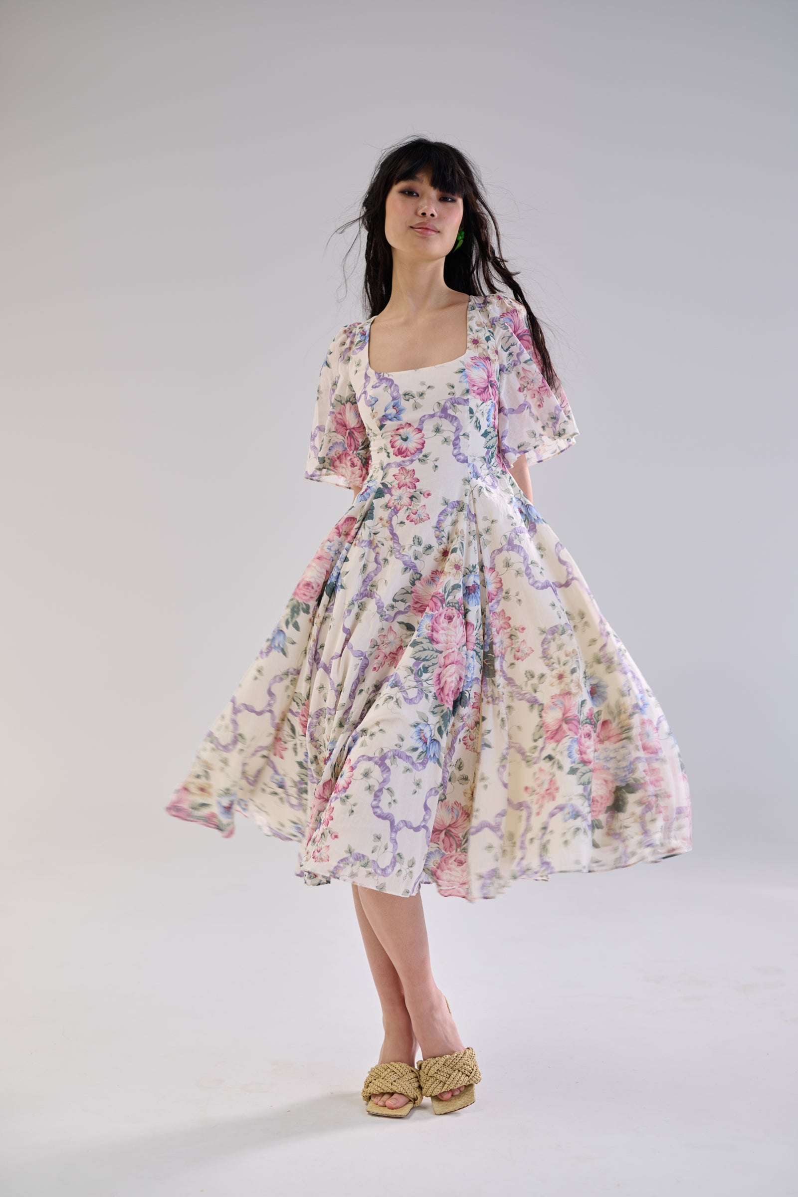 Bluebell Floral Dress by The Poet's Wife