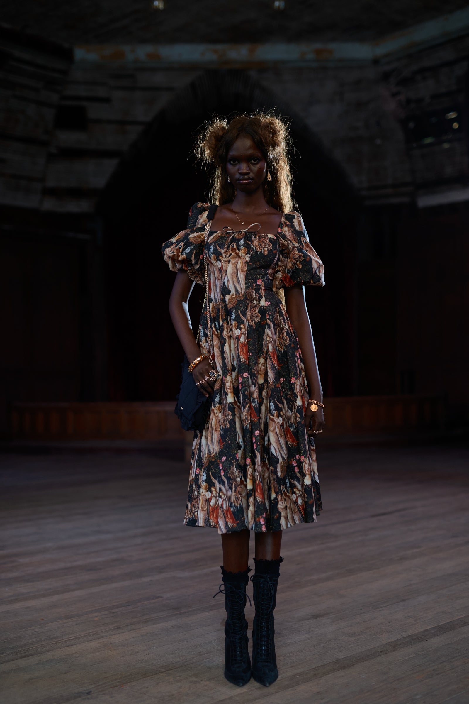 Primavera Floral Day Dress for Women